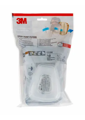3M 6002 CR-Filter für Farbspritzgeräte A2P2