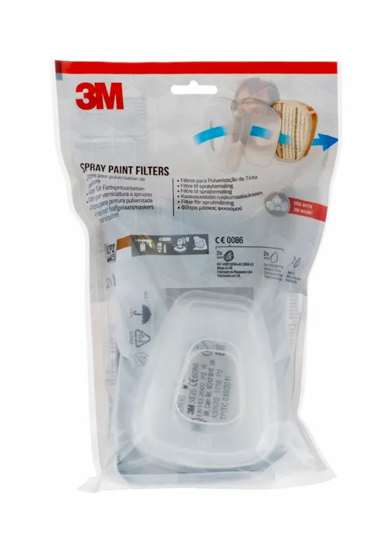 3M 6002 CR-Filter für Farbspritzgeräte A2P2