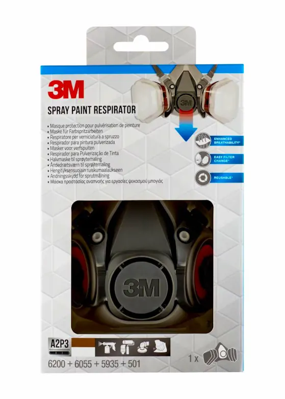 3M Stofmasker A2P3 6002 1 Set