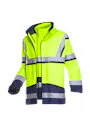 Sioen Signalisatie Regenparka met Uitneembare Softshell Jas Powell 401AN3EU1 miniatuur
