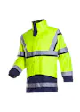 Sioen Signalisatie Regenparka met Uitneembare Softshell Jas Powell 401AN3EU1 miniatuur