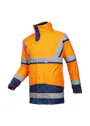 Sioen Signalisatie Regenparka met Uitneembare Softshell Jas Powell 401AN3EU1 miniatuur