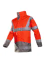 Sioen Signalisatie Regenparka met Uitneembare Softshell Jas Powell 401AN3EU1 miniatuur