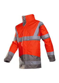 Sioen Signalisatie Regenparka met Uitneembare Softshell Jas Powell 401AN3EU1 miniatuur