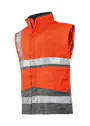 Sioen Signalisatie Regenparka met Uitneembare Softshell Jas Powell 401AN3EU1 miniatuur