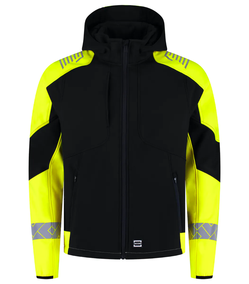 Schwarz/High Vis Gelb