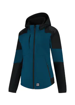 Tricorp Softshell Capuchon Bicolor Redefined Dames 406119 miniatuur