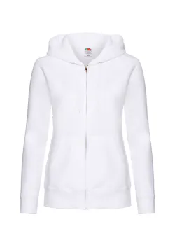 Fruit of The Loom Dames Premium Hooded Sweat Jacket miniatuur