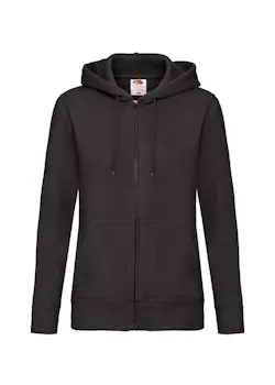 Fruit of The Loom Dames Premium Hooded Sweat Jacket miniatuur