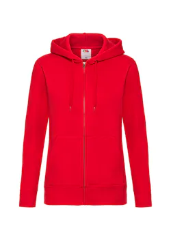 Fruit of The Loom Dames Premium Hooded Sweat Jacket miniatuur