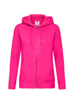 Fruit of The Loom Dames Premium Hooded Sweat Jacket miniatuur