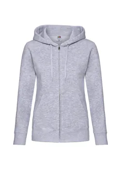 Fruit of The Loom Dames Premium Hooded Sweat Jacket miniatuur