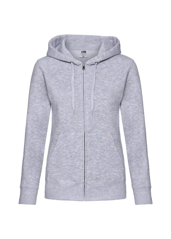 Fruit of The Loom Dames Premium Hooded Sweat Jacket