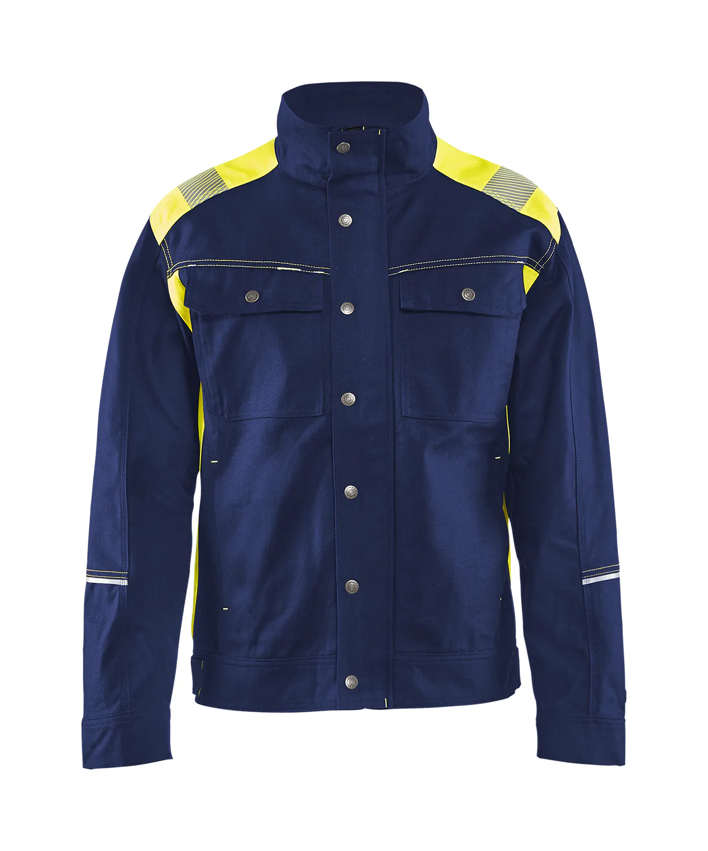 Marineblauw/Geel