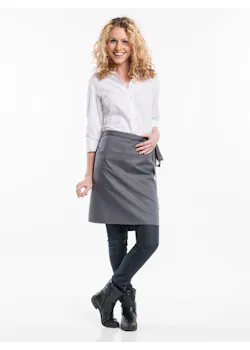 Chaud Devant Apron 3-pockets Grey miniatuur