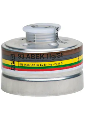 MSA-Kombinationsfilter 93 A2B2E2K1Hg-P3 R D