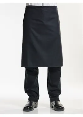 Chaud Devant Apron — Black Denim / Standardschürze