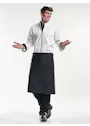 Chaud Devant Apron Black Denim Standaard Sloof miniatuur