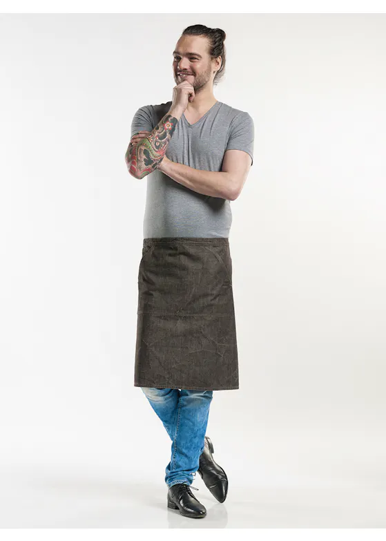 Chaud Devant Pouch Brown Denim