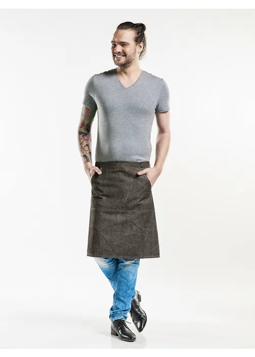 Chaud Devant Pouch Brown Denim