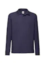 Fruit of the Loom 65/35 Poloshirt Longsleeve für Kinder Vorschaubild