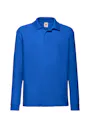 Fruit of the Loom 65/35 Poloshirt Longsleeve für Kinder Vorschaubild