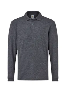 Fruit of The Loom 65/35 Poloshirt Long Sleeve Kinderen miniatuur