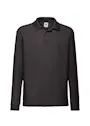 Fruit of the Loom 65/35 Poloshirt Longsleeve für Kinder Vorschaubild