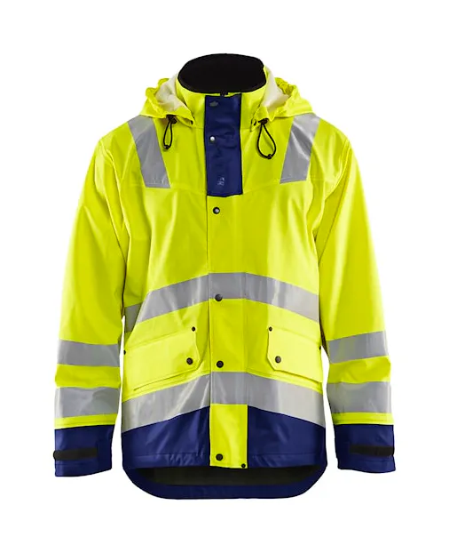 High Vis Gelb/Marineblau