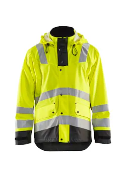Blåkläder Regenjas gevoerd High Vis LEVEL 2 miniatuur