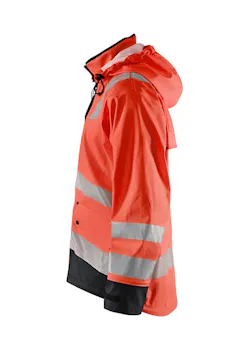 Blåkläder Regenjas gevoerd High Vis LEVEL 2 miniatuur