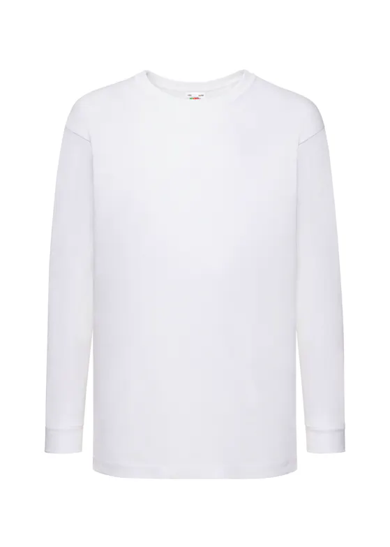 Fruit of the Loom F240K Valueweight Long-Sleeve T-shirt Regular Kids' Fit