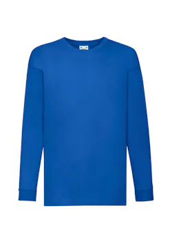 Fruit of The Loom F240K Valueweight T-shirt Long Sleeve Regular Fit Kinderen miniatuur