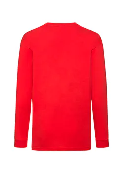 Fruit of The Loom F240K Valueweight T-shirt Long Sleeve Regular Fit Kinderen miniatuur