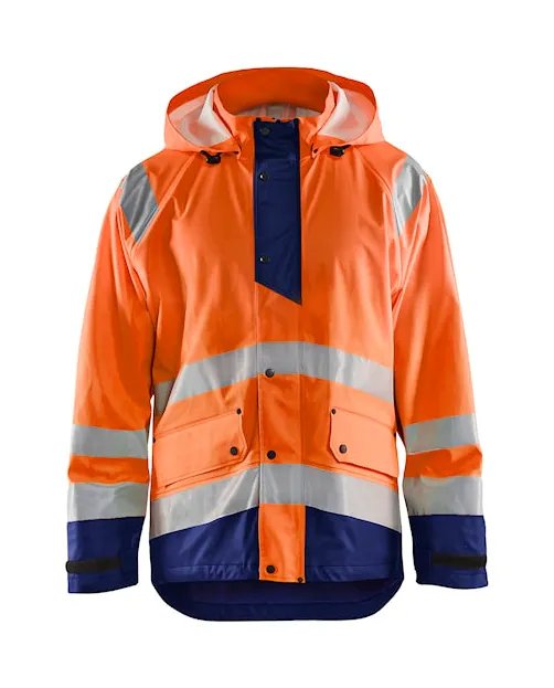 High Vis Orange/Marineblau