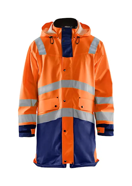 High Vis Oranje/Marineblauw