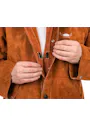 Weldas 44-7300 Lava Brown™ Split Rundlederen Lasjas miniatuur