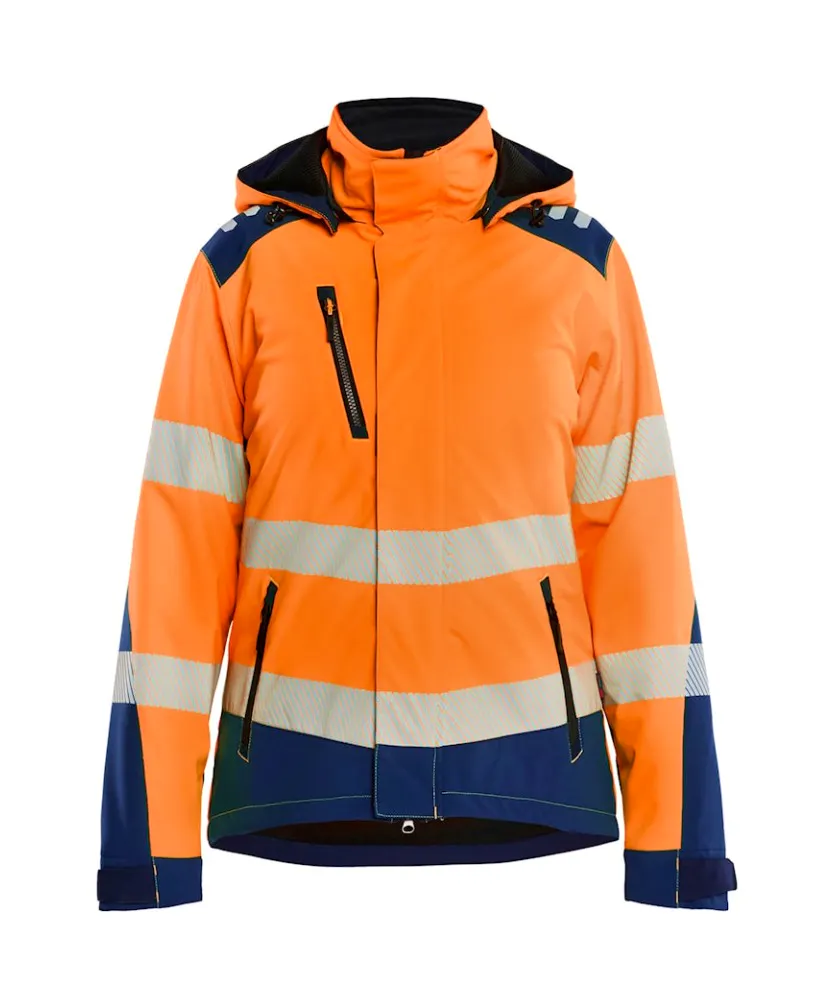 High Vis Orange/Marineblau