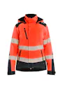 Blaklader 4401 Dames Softshell Winterjas High Vis miniatuur