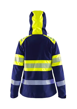 Blåkläder 4404 Dames Softshell Jack High Visibility miniatuur