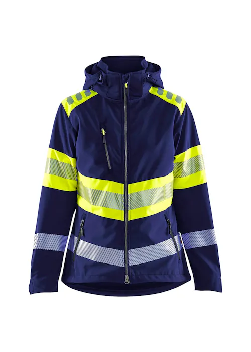 Blåkläder 4404 Dames Softshell Jack High Visibility
