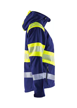 Blåkläder 4404 Dames Softshell Jack High Visibility miniatuur