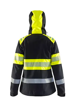 Blåkläder 4404 Dames Softshell Jack High Visibility miniatuur