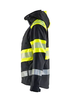Blåkläder 4404 Dames Softshell Jack High Visibility miniatuur