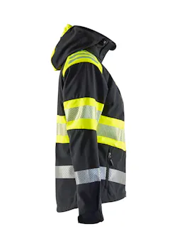 Blåkläder 4404 Dames Softshell Jack High Visibility miniatuur