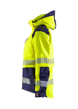 Blåkläder 4436 Dames Shelljack High Visibility miniatuur