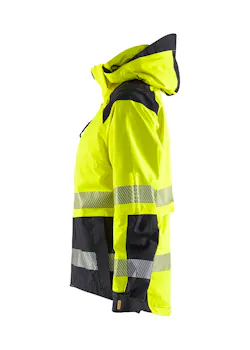 Blåkläder 4436 Dames Shelljack High Visibility miniatuur