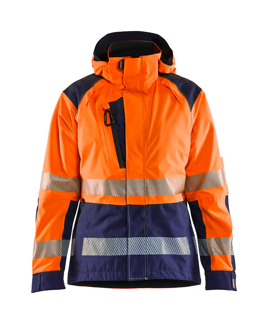 Orange/Marineblau