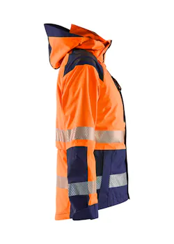 Blåkläder 4436 Dames Shelljack High Visibility miniatuur