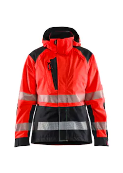 Blåkläder 4436 Dames Shelljack High Visibility miniatuur